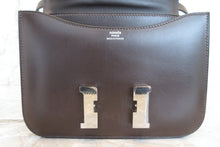 Load image into Gallery viewer, HERMES CONSTANCE3 MINI Swift leather Chocolat X Engraving Shoulder bag 700050285