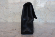 画像をギャラリービューアに読み込む, CHANEL/シャネル 中マトラッセシングルフラップチェーンショルダーバッグ ラムスキン ブラック/ゴールド金具 ショルダーバッグ 800020083