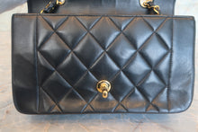 画像をギャラリービューアに読み込む, CHANEL/シャネル ダイアナマトラッセチェーンショルダーバッグ ラムスキン ブラック/ゴールド金具 ショルダーバッグ 700120239