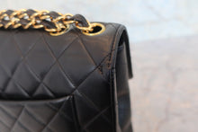 画像をギャラリービューアに読み込む, CHANEL/シャネル 中マトラッセシングルフラップチェーンショルダーバッグ ラムスキン ブラック/ゴールド金具 ショルダーバッグ 800020083