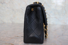 画像をギャラリービューアに読み込む, CHANEL/シャネル ミニマトラッセシングルフラップチェーンショルダーバッグ ラムスキン ブラック/ゴールド金具 ショルダーバッグ 800090170
