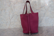 Load image into Gallery viewer, HERMES PICOTIN LOCK MM Clemence leather Tosca □P Engraving Hand bag 700100136