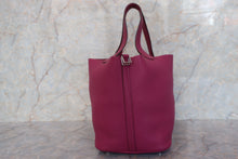 Load image into Gallery viewer, HERMES PICOTIN LOCK MM Clemence leather Tosca □P Engraving Hand bag 700100136