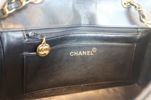 画像をギャラリービューアに読み込む, CHANEL/シャネル ダイアナマトラッセチェーンショルダーバッグ ラムスキン ブラック/ゴールド金具 ショルダーバッグ 700120239