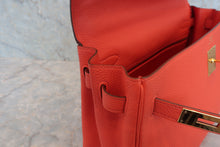 画像をギャラリービューアに読み込む, HERMES/エルメス ケリー32 トゴ カプシーヌ T刻印 ショルダーバッグ 800050036