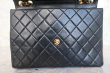 画像をギャラリービューアに読み込む, CHANEL/シャネル 中マトラッセシングルフラップチェーンショルダーバッグ ラムスキン ブラック/ゴールド金具 ショルダーバッグ 800020083