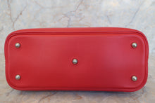 Load image into Gallery viewer, HERMES  BOLIDE 1923 Swift leather Rouge garance □I Engraving Hand bag 500020142