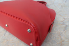 Load image into Gallery viewer, HERMES  BOLIDE 1923 Swift leather Rouge garance □I Engraving Hand bag 500020142