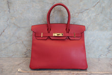画像をギャラリービューアに読み込む, HERMES/エルメス バーキン30 クシュベル ルージュヴィフ □G刻印 ハンドバッグ 700080006