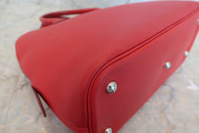 Load image into Gallery viewer, HERMES  BOLIDE 1923 Swift leather Rouge garance □I Engraving Hand bag 500020142