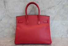 画像をギャラリービューアに読み込む, HERMES/エルメス バーキン30 クシュベル ルージュヴィフ □G刻印 ハンドバッグ 700080006