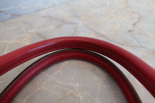 Load image into Gallery viewer, HERMES  BOLIDE 1923 Swift leather Rouge garance □I Engraving Hand bag 500020142