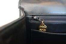 画像をギャラリービューアに読み込む, CHANEL/シャネル 中マトラッセシングルフラップチェーンショルダーバッグ ラムスキン ブラック/ゴールド金具 ショルダーバッグ 800020083