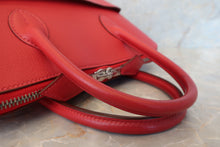 Load image into Gallery viewer, HERMES  BOLIDE 1923 Swift leather Rouge garance □I Engraving Hand bag 500020142
