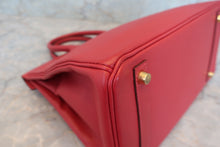 画像をギャラリービューアに読み込む, HERMES/エルメス バーキン30 クシュベル ルージュヴィフ □G刻印 ハンドバッグ 700080006