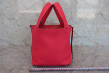 Load image into Gallery viewer, HERMES PICOTIN LOCK PM Clemence leather Rose extreme A Engraving Hand bag 800060202