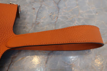 Load image into Gallery viewer, HERMES PICOTIN LOCK GM Clemence leather Orange □P Engraving Hand bag 700100098