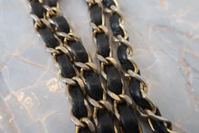 画像をギャラリービューアに読み込む, CHANEL/シャネル パリ限定マトラッセダブルフラップチェーンショルダーバッグ ラムスキン ブラック/ゴールド金具 ショルダーバッグ 800020040