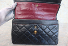画像をギャラリービューアに読み込む, CHANEL/シャネル パリ限定マトラッセダブルフラップチェーンショルダーバッグ ラムスキン ブラック/ゴールド金具 ショルダーバッグ 800020040