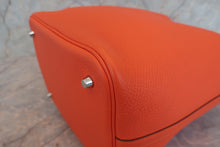 Load image into Gallery viewer, HERMES PICOTIN LOCK MM Clemence leather Feu Y Engraving Hand bag 700090059