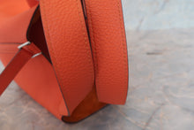 Load image into Gallery viewer, HERMES PICOTIN LOCK MM Clemence leather Feu Y Engraving Hand bag 700090059