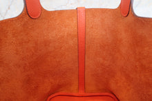 Load image into Gallery viewer, HERMES PICOTIN LOCK MM Clemence leather Feu Y Engraving Hand bag 700090059