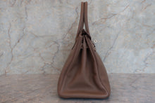 画像をギャラリービューアに読み込む, HERMES/エルメス バーキン30 トリヨンクレマンス エトゥープ □K刻印 ハンドバッグ 700030040