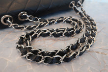 画像をギャラリービューアに読み込む, CHANEL/シャネル 中マトラッセシングルフラップチェーンショルダーバッグ キャビアスキン ブラック/シルバー金具 ショルダーバッグ 800020048