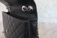 画像をギャラリービューアに読み込む, CHANEL/シャネル 中マトラッセシングルフラップチェーンショルダーバッグ キャビアスキン ブラック/シルバー金具 ショルダーバッグ 800020048
