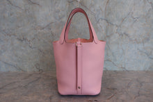 将图片加载到图库查看器,HERMES PICOTIN LOCK MM Clemence leather Rose sakura B刻印 Hand bag 800080022