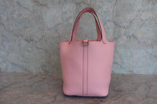 将图片加载到图库查看器,HERMES PICOTIN LOCK MM Clemence leather Rose sakura B刻印 Hand bag 800080022
