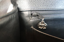 画像をギャラリービューアに読み込む, CHANEL/シャネル 中マトラッセシングルフラップチェーンショルダーバッグ キャビアスキン ブラック/シルバー金具 ショルダーバッグ 800020048