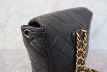 Load image into Gallery viewer, CHANEL Matelasse Chain back pack Lambskin Black/Gold hadware Back pack 700110178