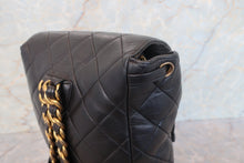 Load image into Gallery viewer, CHANEL Matelasse Chain back pack Lambskin Black/Gold hadware Back pack 700110178