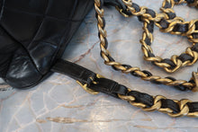 Load image into Gallery viewer, CHANEL Matelasse Chain back pack Lambskin Black/Gold hadware Back pack 700110178