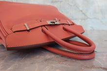 将图片加载到图库查看器,HERMES BIRKIN 25 Swift leather Rosy □L刻印 Hand bag 800080065