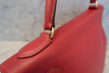Load image into Gallery viewer, HERMES KELLY 32 Graine Couchevel leather Rouge vif Shoulder bag 600120307