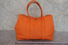 画像をギャラリービューアに読み込む, HERMES/エルメス ガーデンパーティPM ネゴンダ オレンジ □R刻印 トートバッグ 800030108