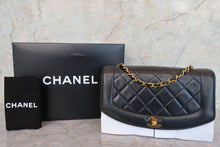 將圖片載入圖庫檢視器 CHANEL/シャネル ダイアナマトラッセチェーンショルダーバッグ ラムスキン ブラック/ゴールド金具 ショルダーバッグ 700110184