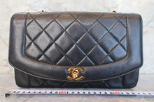 將圖片載入圖庫檢視器 CHANEL/シャネル ダイアナマトラッセチェーンショルダーバッグ ラムスキン ブラック/ゴールド金具 ショルダーバッグ 700110184