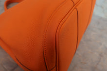 画像をギャラリービューアに読み込む, HERMES/エルメス ガーデンパーティPM ネゴンダ オレンジ □R刻印 トートバッグ 800030108