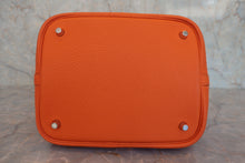 將圖片載入圖庫檢視器 HERMES/エルメス ピコタンロックMM トリヨンクレマンス オレンジ □O刻印 ハンドバッグ 800020102