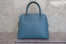 将图片加载到图库查看器,HERMES/BOLIDE 31 Graine Couchevel leather Blue jean □F刻印 Shoulder bag 800080077
