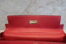 Load image into Gallery viewer, HERMES KELLY 32 Graine Couchevel leather Rouge vif Shoulder bag 600120307