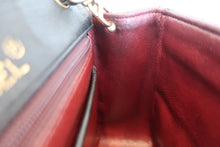 Load image into Gallery viewer, CHANEL Mini Matelasse By color chain shoulder bag Lambskin Black/Red/Gold hadware Shoulder bag 800060112