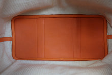画像をギャラリービューアに読み込む, HERMES/エルメス ガーデンパーティPM ネゴンダ オレンジ □R刻印 トートバッグ 800030108