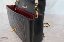 將圖片載入圖庫檢視器 CHANEL/シャネル ダイアナマトラッセチェーンショルダーバッグ ラムスキン ブラック/ゴールド金具 ショルダーバッグ 700110184