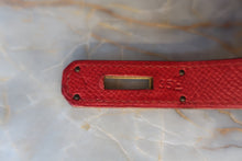 Load image into Gallery viewer, HERMES KELLY 32 Graine Couchevel leather Rouge vif Shoulder bag 600120307