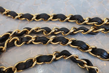 Load image into Gallery viewer, CHANEL Medium Matelasse single flap chain shoulder bag Lambskin Black/Gold hadware Shoulder bag 700090045