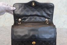 画像をギャラリービューアに読み込む, CHANEL/シャネル パリ限定マトラッセダブルフラップチェーンショルダーバッグ ラムスキン ブラック/ゴールド金具 ショルダーバッグ 700100119